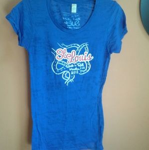 Alternative graphic tee blue sz M